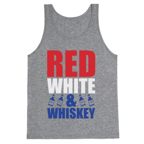 Red, White, & Whiskey Tank Top