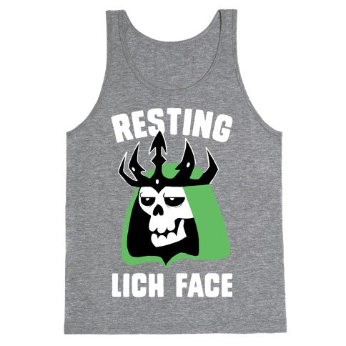 Resting Lich Face Tank Top