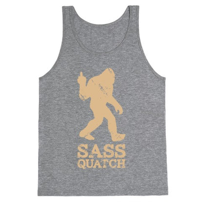 Sass Quatch Crossing Tank Top