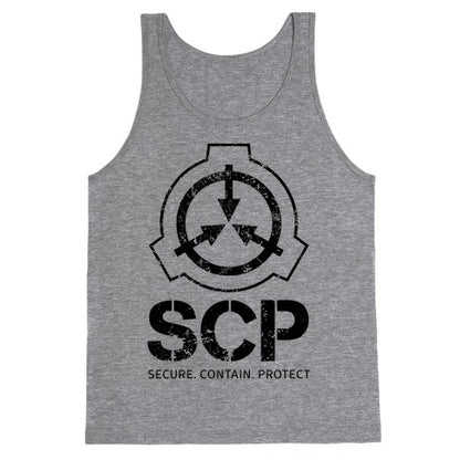 SCP Secure. Contain. Protect Tank Top