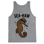 Sea Haw Seahorse Cowboy  Tank Top