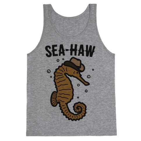 Sea Haw Seahorse Cowboy  Tank Top