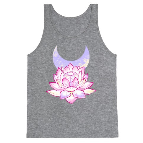 Silver Imperium Crystal Tank Top