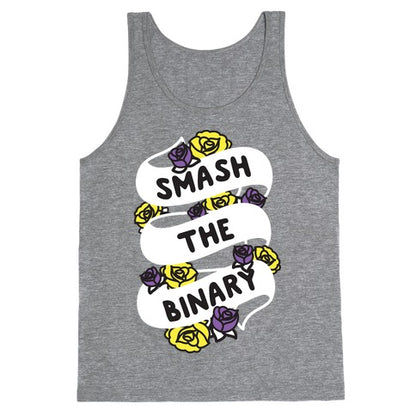 Smash The Binary Ribbon Tank Top