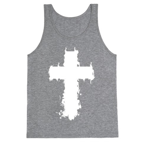 Splatter Cross Tank Top