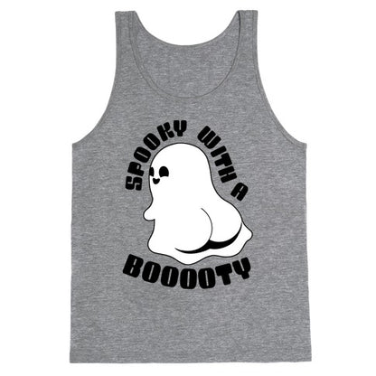 Spooky With A Booooty Ghost Tank Top