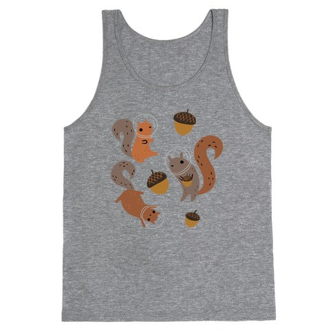 Squirrels In Space Tank Top