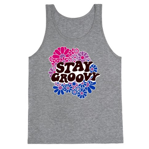 Stay Groovy (Bi Flag Colors) Tank Top