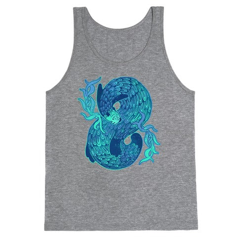 Swirling Wave Otter Tank Top