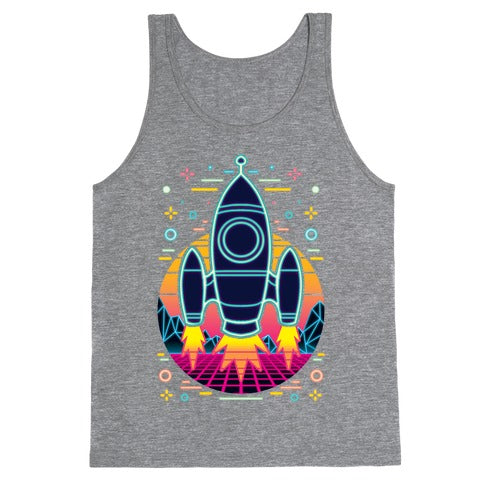 Synthwave Space Exploration Tank Top