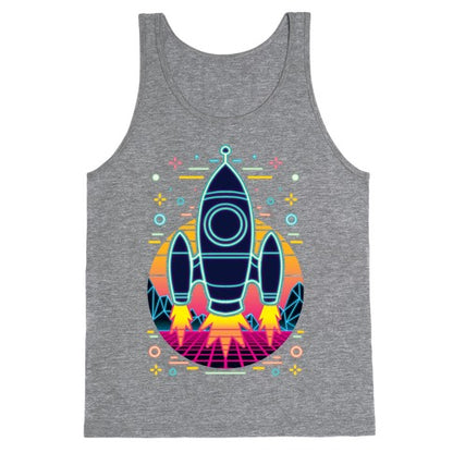 Synthwave Space Exploration Tank Top