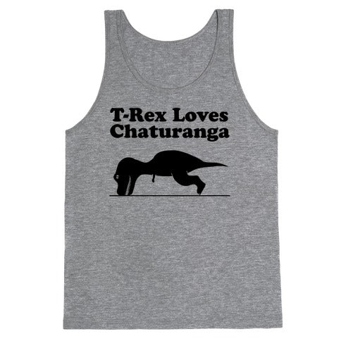 T-Rex Loves Chaturanga Tank Top
