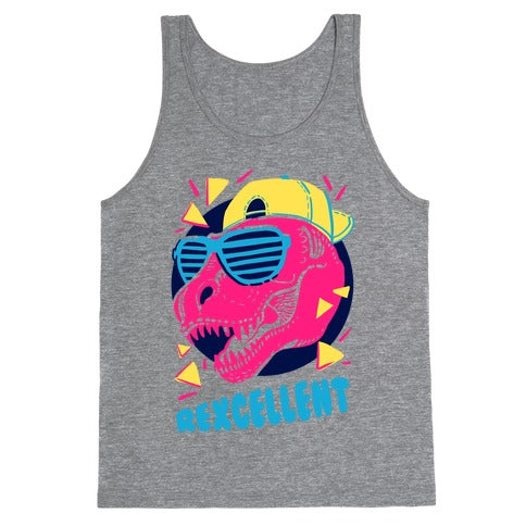 T-Rexcellent 90's Dinosaur Tyrannosaurus Tank Top