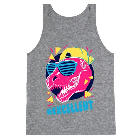 T-Rexcellent 90's Dinosaur Tyrannosaurus Tank Top