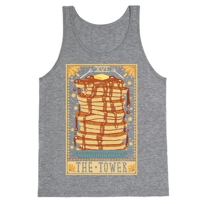 Tarot Card: The Tower (Of Pancakes) Tank Top