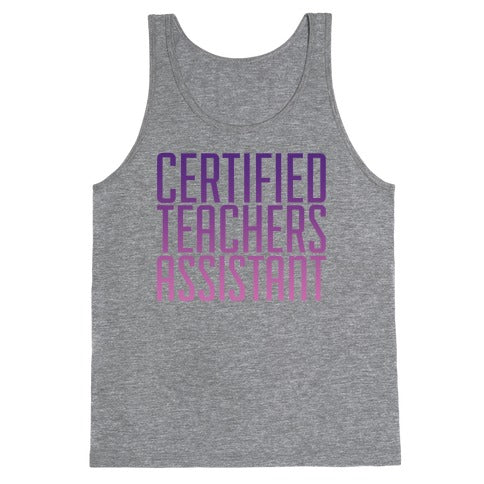 Teachers Assistant Tank Top