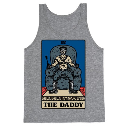 The Daddy Tarot Card Parody Tank Top