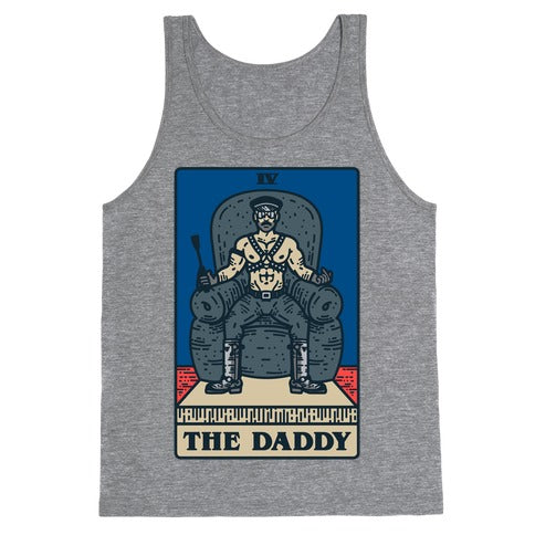 The Daddy Tarot Card Parody Tank Top