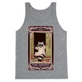 The Hermit Raccoon Tarot Card Tank Top