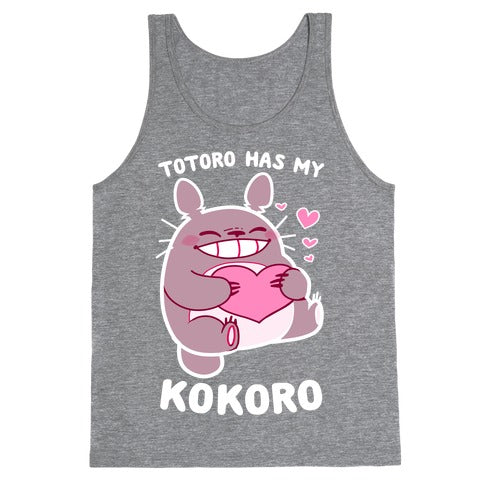 Totoro Has My Kokoro Tank Top