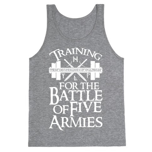 Training For The Battle Of Five Armies Tank Top