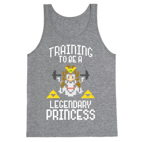 Training To Be A Legendary Princess Tank Top