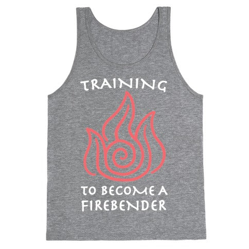 Training to Become A Firebender Tank Top
