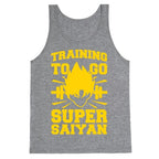 Training to Go Super Saiyan Tank Top