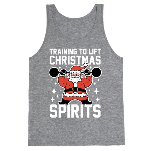 Training To Lift Christmas Spirits Tank Top