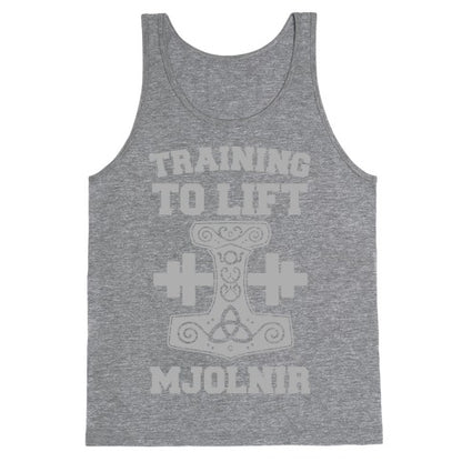 Training to Lift Mjolnir Tank Top