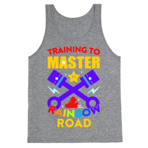 Training To Master Rainbow Road Tank Top