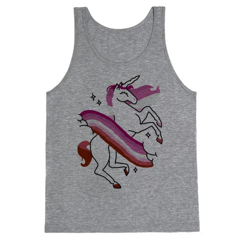 Unicorn Lesbian Pride  Tank Top