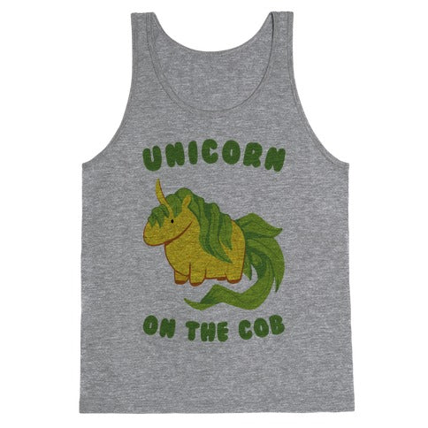 Unicorn On The Cob Tank Top