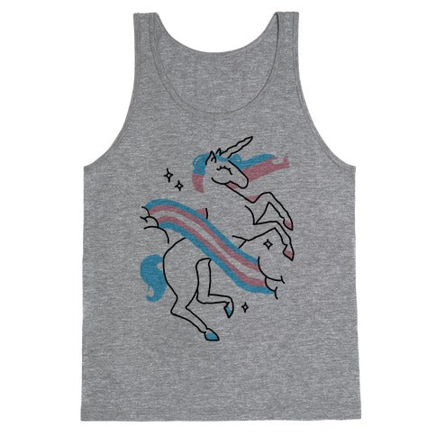 Unicorn Trans Pride  Tank Top