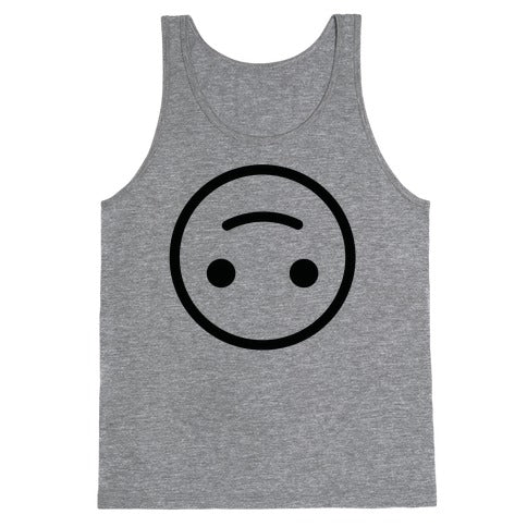 Upside-down Smiley Tank Top