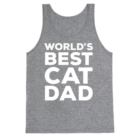 World's Best Cat Dad Tank Top