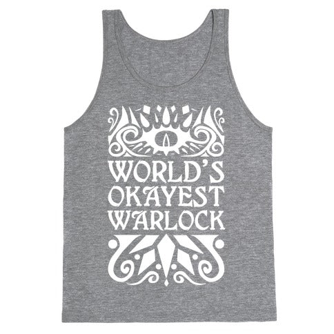 World's Okayest Warlock Tank Top