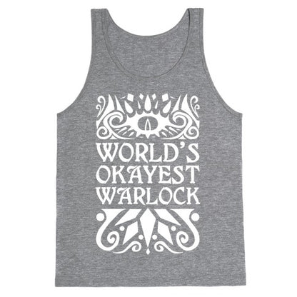 World's Okayest Warlock Tank Top