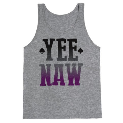 Yee Naw Asexual Pride Tank Top