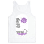 Ace of Pentacles Asexual Pride Tank Top