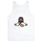 Actually, I Love The Gays (Brown Jesus) Tank Top