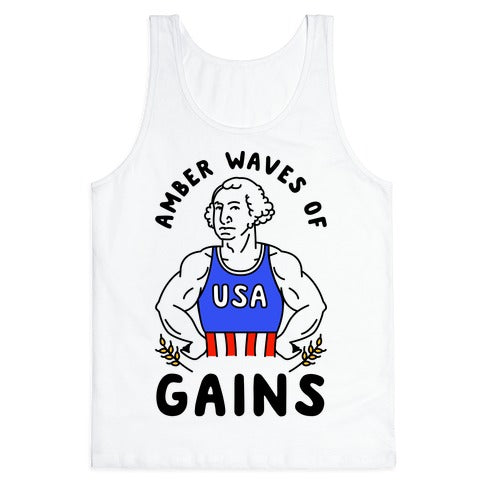 Amber Waves Of Gains Tank Top