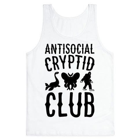Antisocial Cryptid Club Tank Top