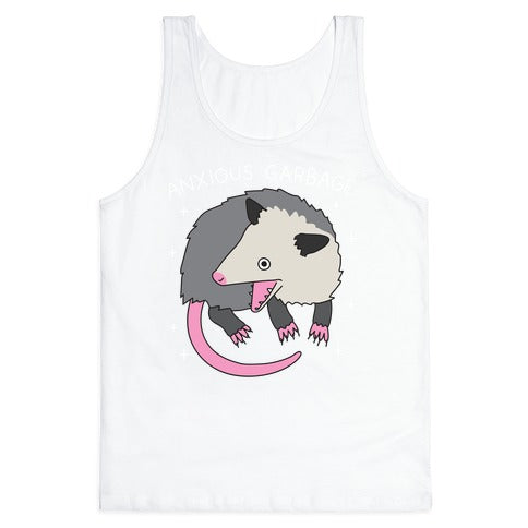 Anxious Garbage Opossum Tank Top