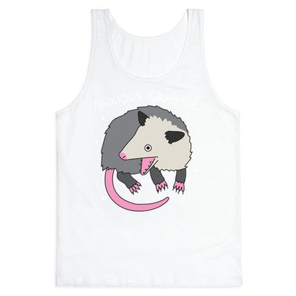 Anxious Garbage Opossum Tank Top