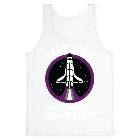 Asexuals For Space Socialism Tank Top