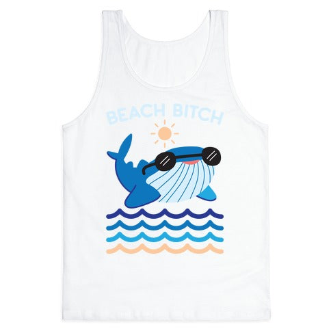 Beach Bitch Whale Tank Top