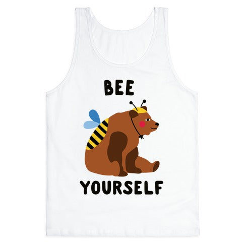 Bee Yourself Bear Tank Top