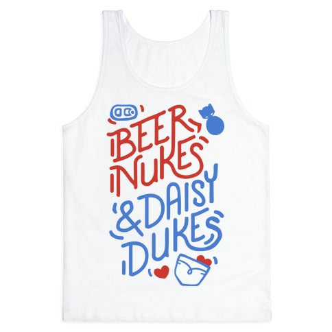 Beer Nukes And Daisy Dukes Tank Top