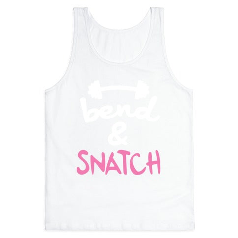 Bend And Snatch (Pink) Tank Top